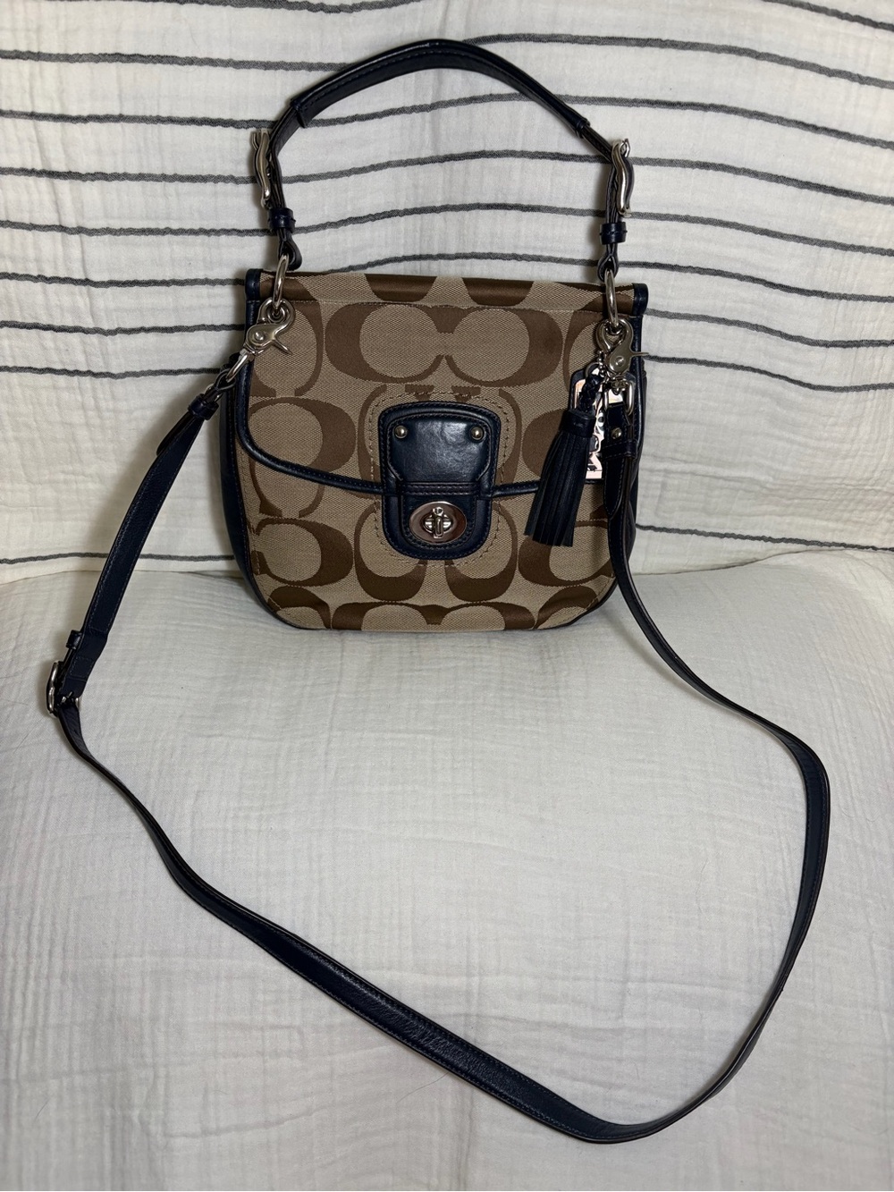 Coach 70th Anniversary Limited Edition Signature Willis Bag